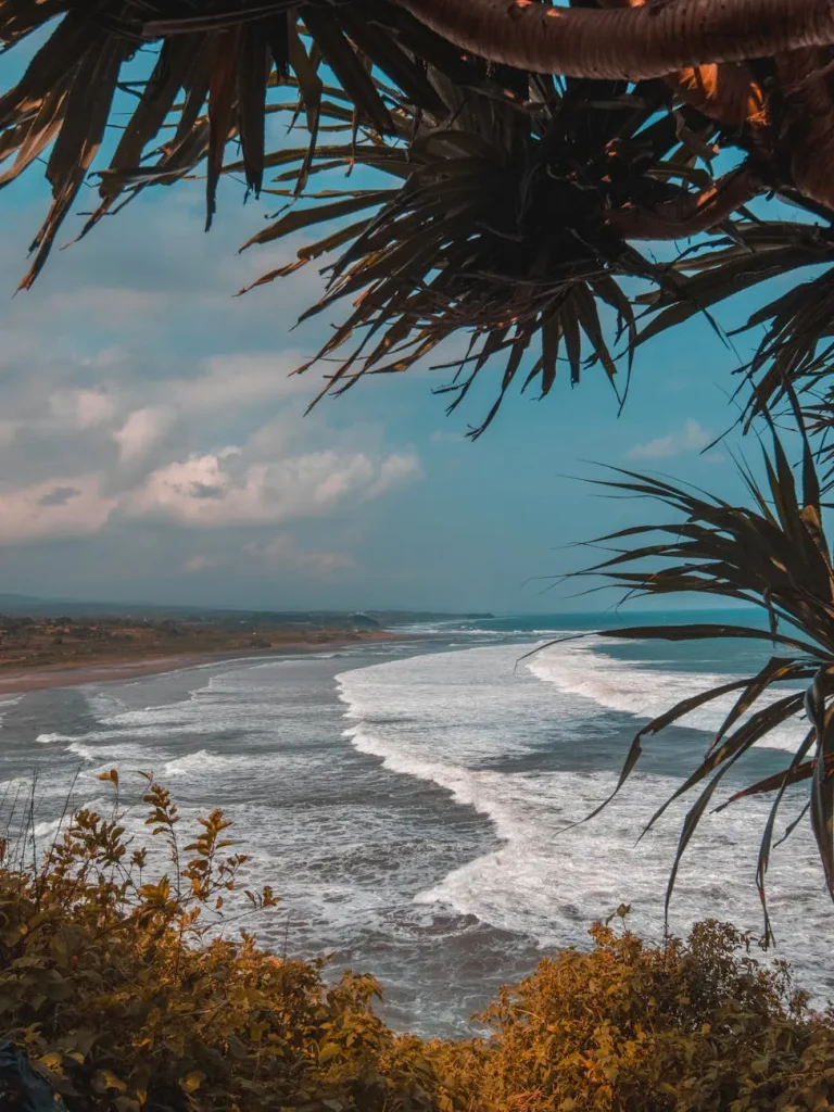 Best beaches in Canggu Bali with sunset and ocean views